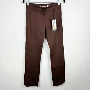 NWT BetaBrand Yoga Dress Pants Chocolate Brown Size S